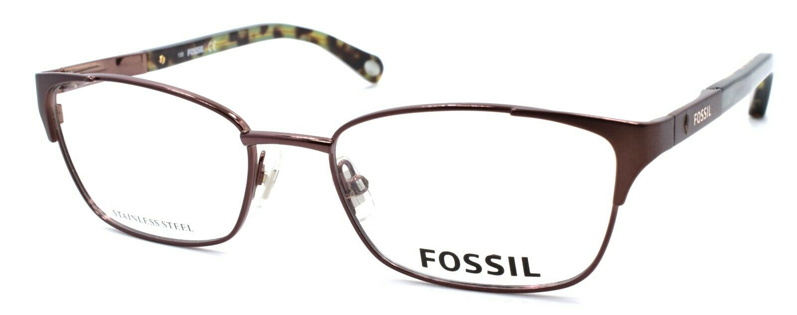 1-Fossil FOS 6048 0TY6 Women's Eyeglasses Frames 50-17-135 Brown-716737698426-IKSpecs