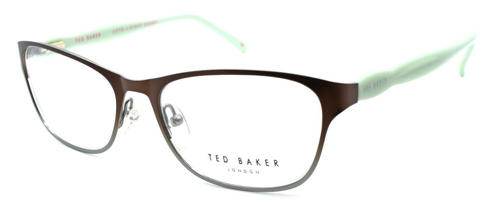 1-Ted Baker Rigger 2213 194 Women's Eyeglasses Frames 51-17-135 Brown / Mint-4894327075836-IKSpecs
