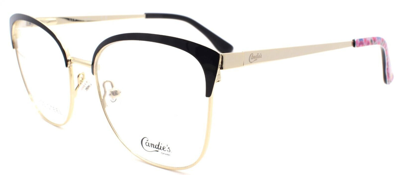 1-Candies CA0171 001 Women's Eyeglasses Frames 49-17-140 Black / Silver-889214071446-IKSpecs