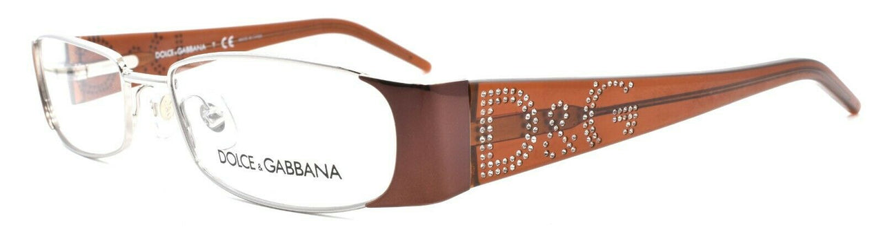 1-Dolce & Gabbana D&G 5021-B 033 Women's Eyeglasses 52-17-135 Silver / Brown-Does not apply-IKSpecs