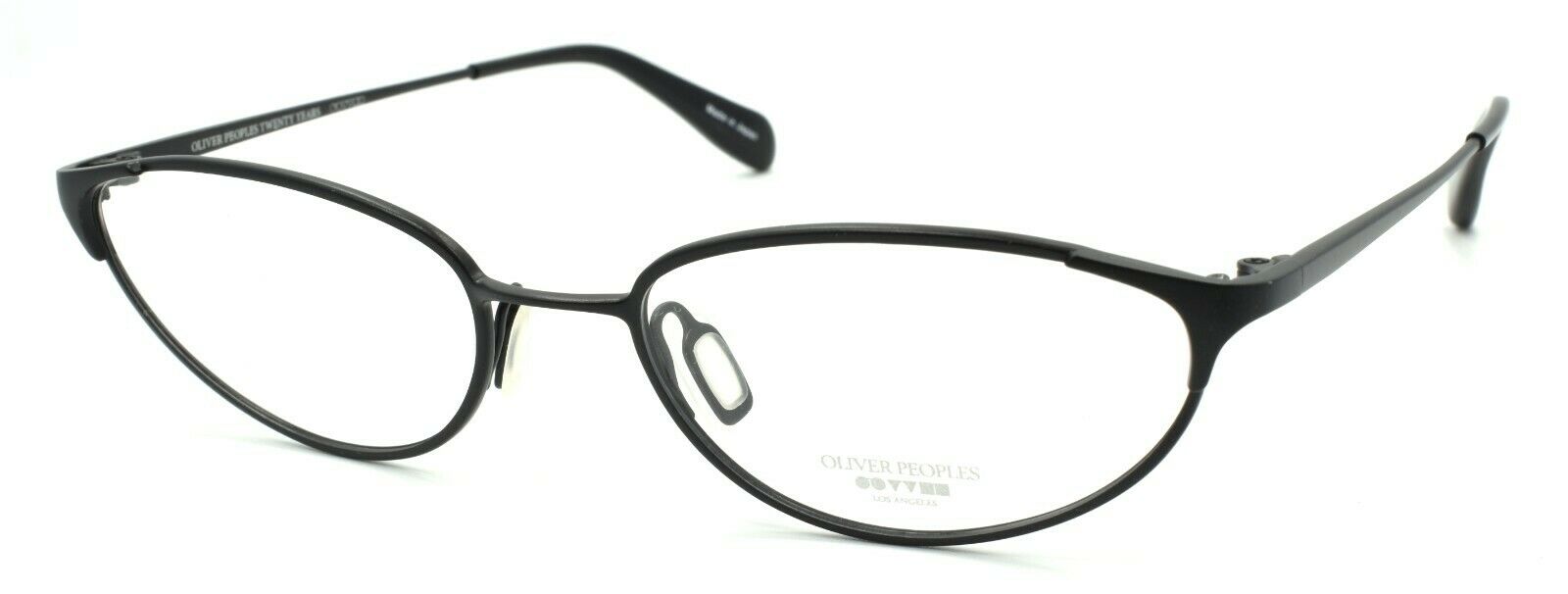 1-Oliver Peoples Roxana MBK Eyeglasses Frames TITANIUM 50-17-133 Matte Black-827934063839-IKSpecs