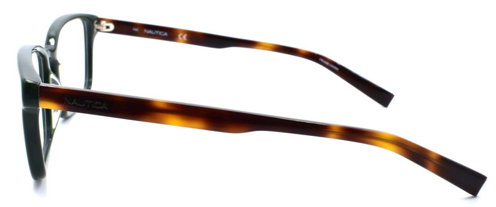 3-Nautica N8144 325 Men's Eyeglasses Frames 55-18-140 Olive-688940460605-IKSpecs