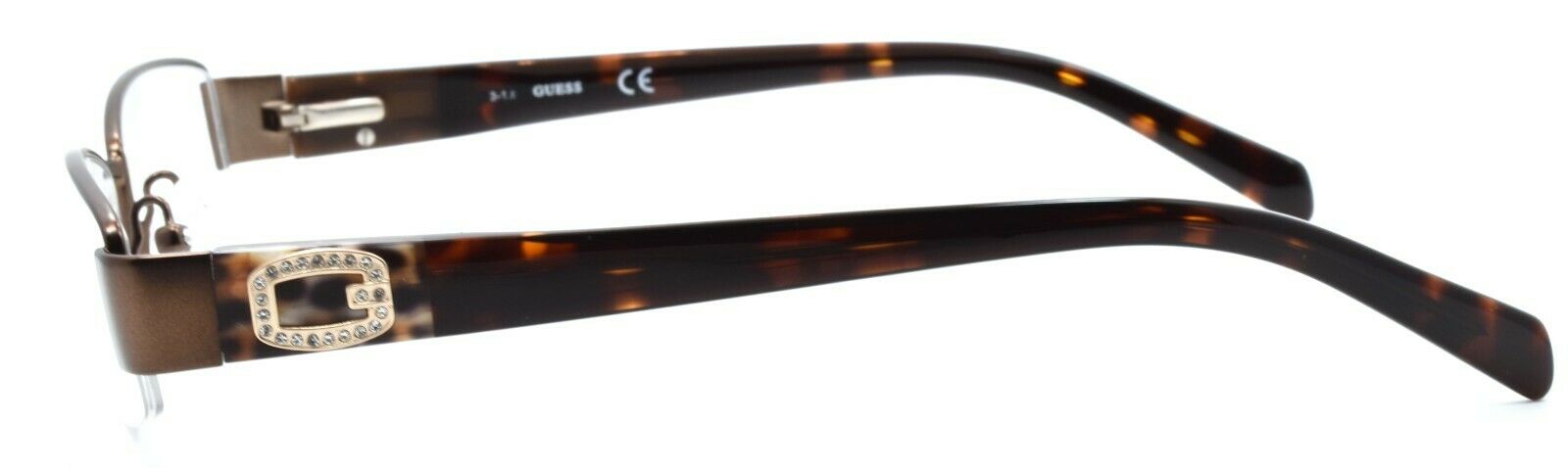 3-GUESS GU2368 TO Women's Eyeglasses Frames Half-Rim Petite 50-17-135 Tortoise-715583700956-IKSpecs