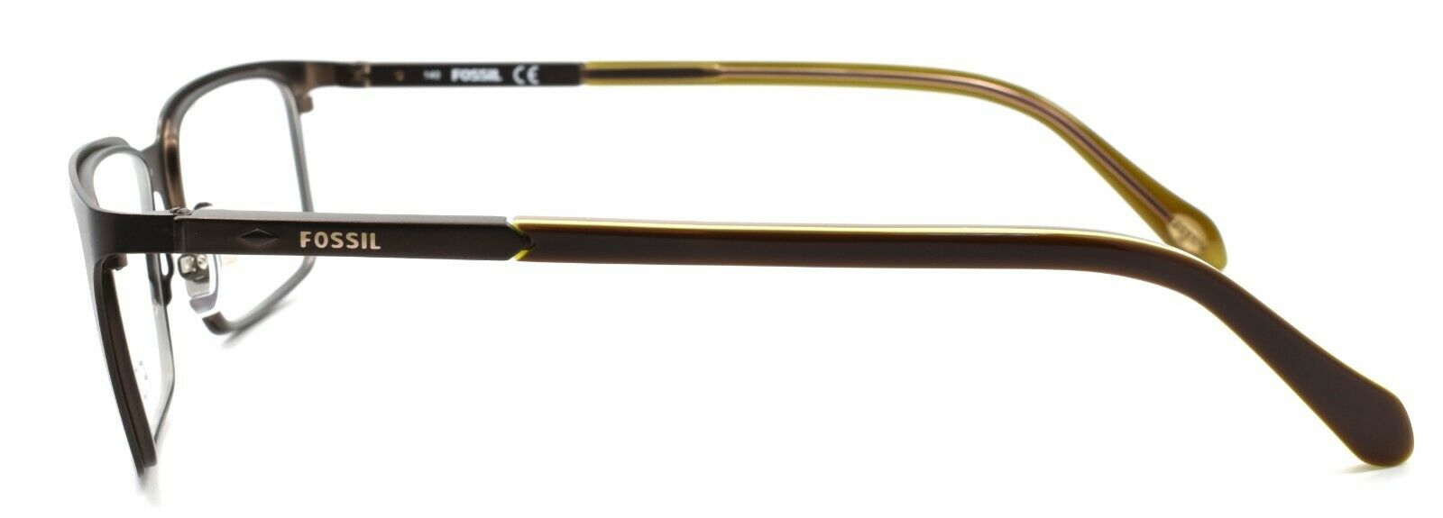 3-Fossil FOS 6072 EAB Men's Eyeglasses Frames 52-16-140 Brown-827886535941-IKSpecs