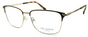 1-Ted Baker Smuggler 4235 104 Men's Eyeglasses Frames 55-16-140 Brown / Gold-4894327098682-IKSpecs