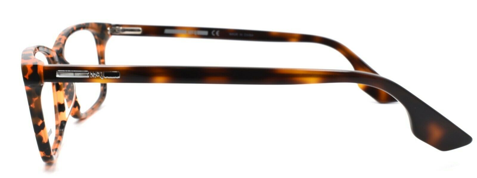 3-McQ Alexander McQueen MQ0064OA 004 Unisex Eyeglasses Frames 56-15-150 Havana-889652064437-IKSpecs