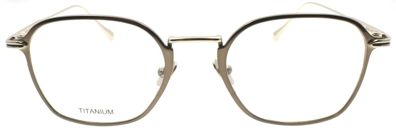 2-John Varvatos V180 Men's Eyeglasses Frames Titanium 49-20-140 Gunmetal Japan-751286334906-IKSpecs