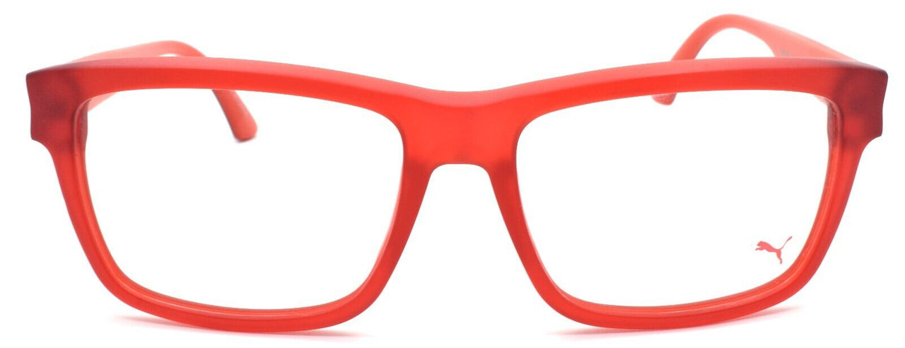 PUMA PU0048O 006 Men's Eyeglasses Frames 55-17-145 Red / Black