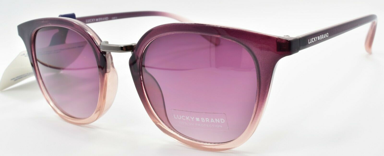 1-LUCKY BRAND Pico Women's Sunglasses 50-23-144 Purple Gradient / Smoke-751286336184-IKSpecs