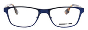 2-McQ Alexander McQueen MQ0050O 004 Unisex Eyeglasses 53-18-150 Blue / Havana-889652032870-IKSpecs