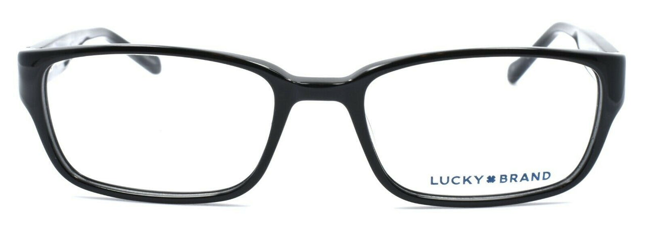 2-LUCKY BRAND Zak Eyeglasses Frames SMALL 48-16-130 Black + CASE-751286136265-IKSpecs