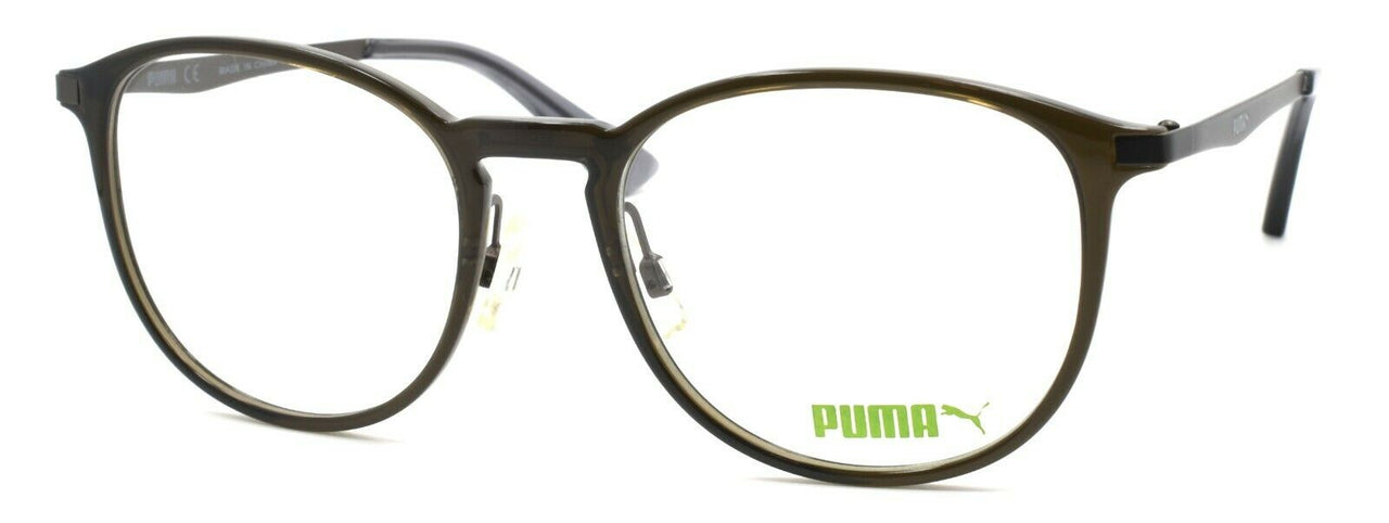 1-PUMA PU0078OA 002 Unisex Eyeglasses Frames 52-19-145 Green / Ruthenium + CASE-889652029740-IKSpecs