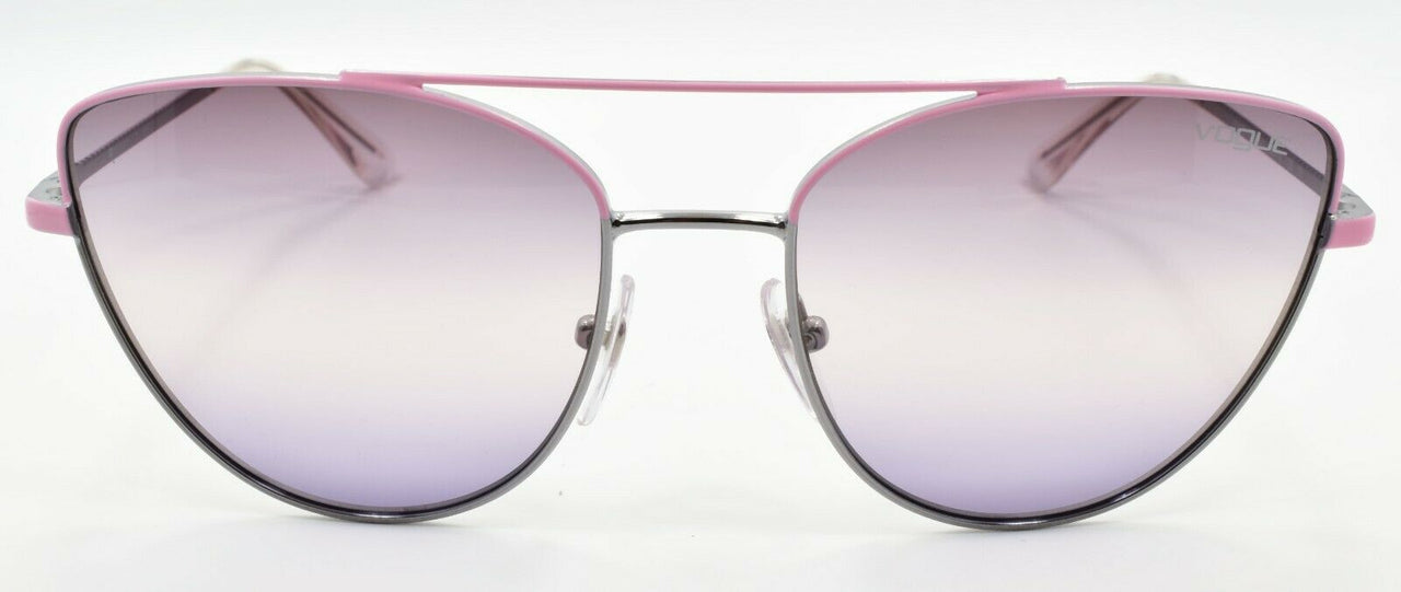 2-Vogue VO4130S 548/0J Women's Sunglasses Cat Eye Silver Pink / Grey Gradient-8056597020800-IKSpecs