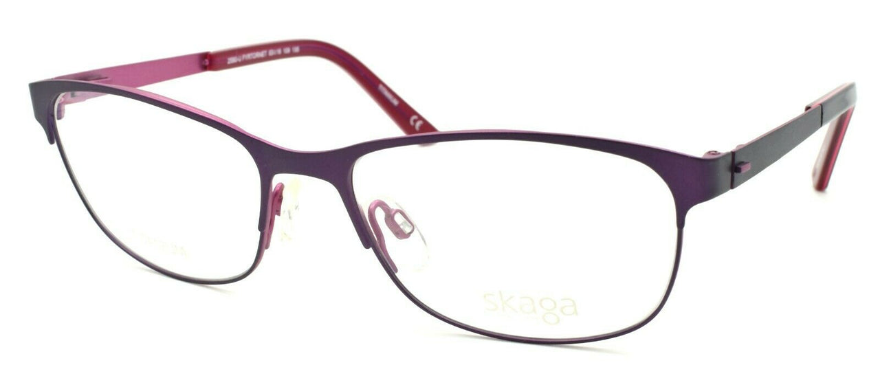 1-Skaga 2590-U Fyrtornet 109 Women's Eyeglasses Frames TITANIUM 53-16-135 Lilac-IKSpecs