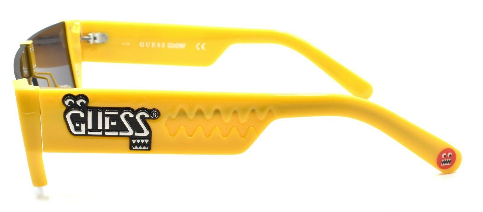 3-GUESS x J Balvin GU8207 39C Sunglasses Shiny Yellow / Smoke-889214081759-IKSpecs