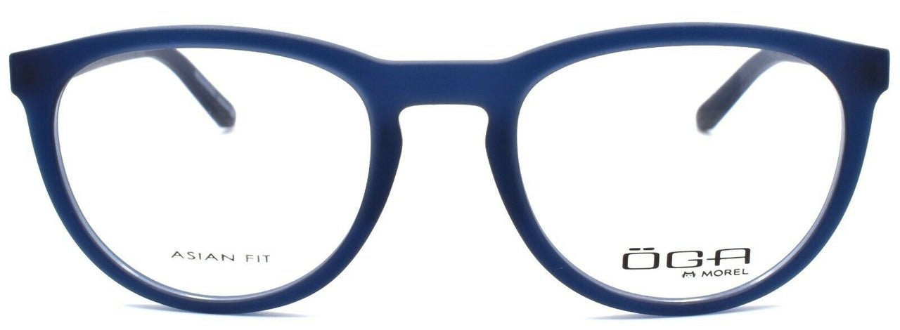 2-OGA by Morel 3081S BB021 Eyeglasses Frames 51-20-140 Dark Blue-3604770899559-IKSpecs