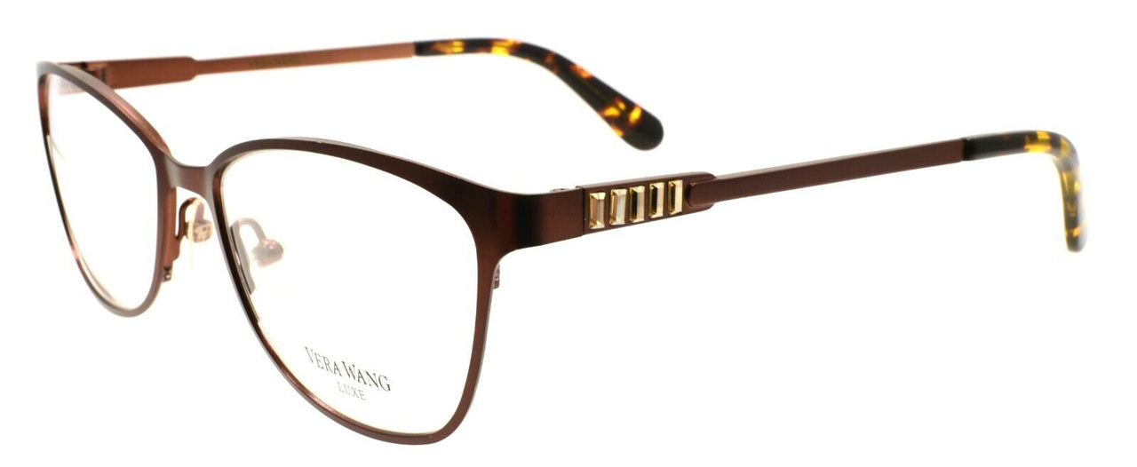 Vera Wang Kalliet BR Women's Eyeglasses Frames 51-17-133 Brown w/ Crystals