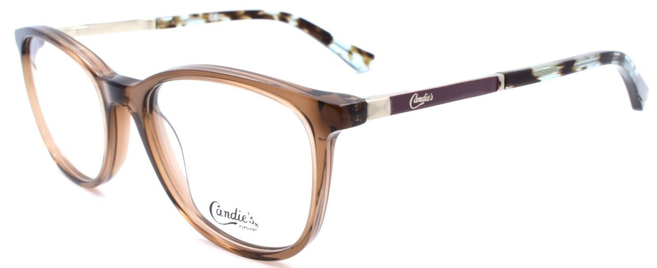 1-Candies CA0503 047 Women's Eyeglasses Frames Petite 47-16-130 Light Brown-664689909568-IKSpecs