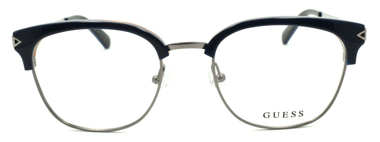 2-GUESS GU1955 092 Men's Eyeglasses Frames 51-20-145 Dark Blue / Gunmetal + CASE-664689974801-IKSpecs
