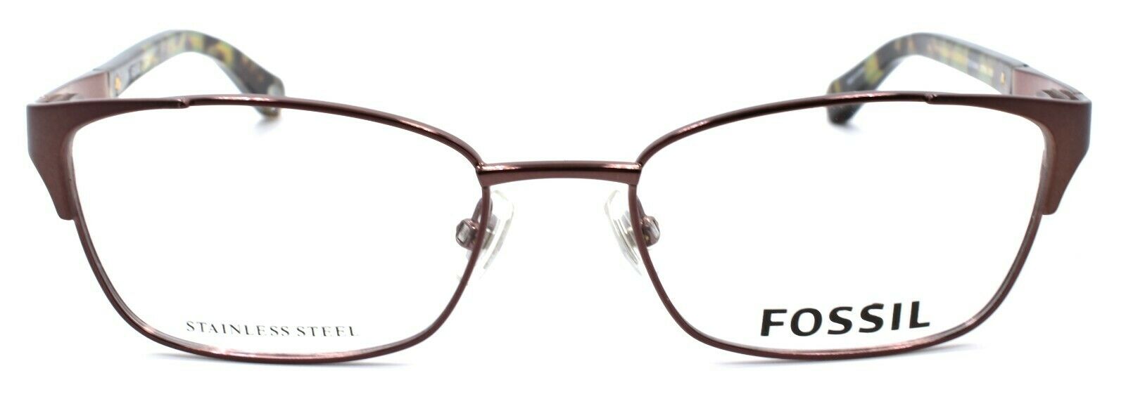 2-Fossil FOS 6048 0TY6 Women's Eyeglasses Frames 50-17-135 Brown-716737698426-IKSpecs