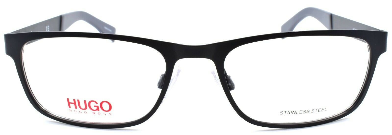 2-Hugo by Hugo Boss HG 0246 003 Men's Eyeglasses 54-18-135 Matte Black-716736096278-IKSpecs