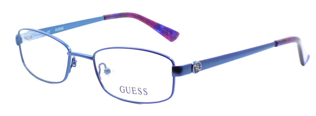 1-GUESS GU2524 091 Women's Eyeglasses Frames Petite 49-18-135 Matte Blue-664689743803-IKSpecs