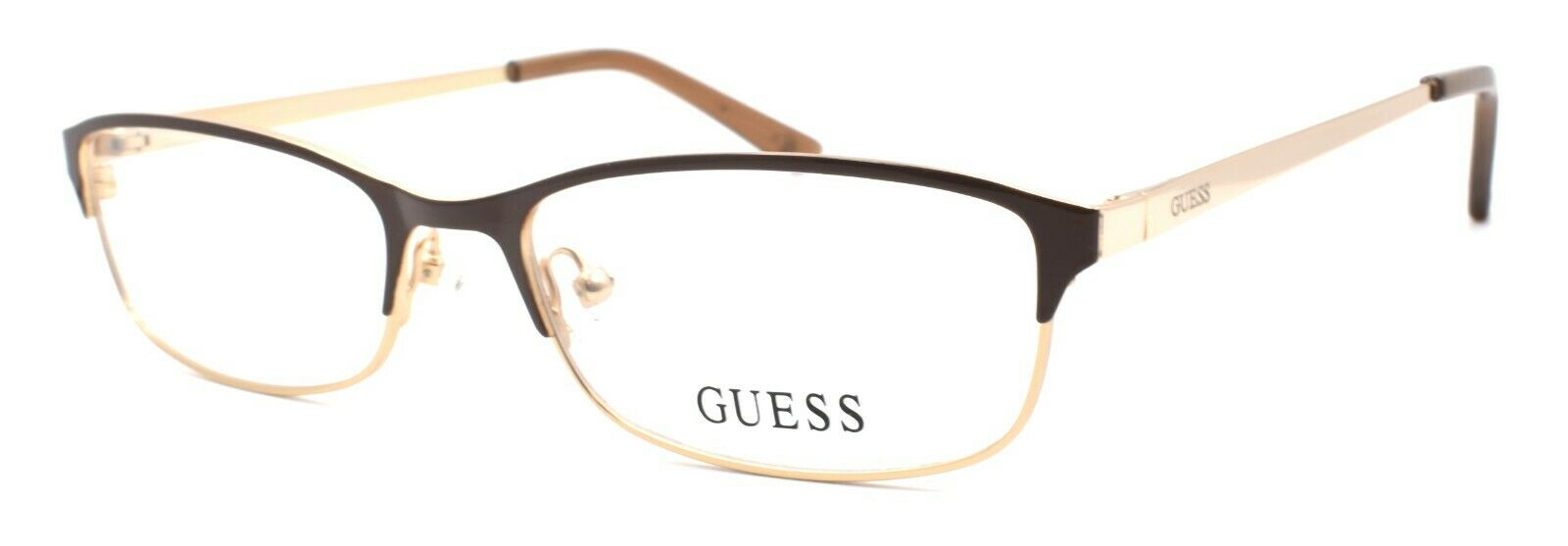 1-GUESS GU2544 045 Women's Eyeglasses Frames 52-17-135 Shiny Light Brown + CASE-664689748365-IKSpecs