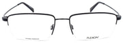 4-Flexon FLX 908 MAG 001 Men's Eyeglasses Black 57-18-145 + Clip On Sunglasses-883900204163-IKSpecs