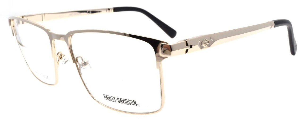 Harley Davidson HD0786 032 Men's Eyeglasses Full Flex Hinge 57-18-145 Pale Gold