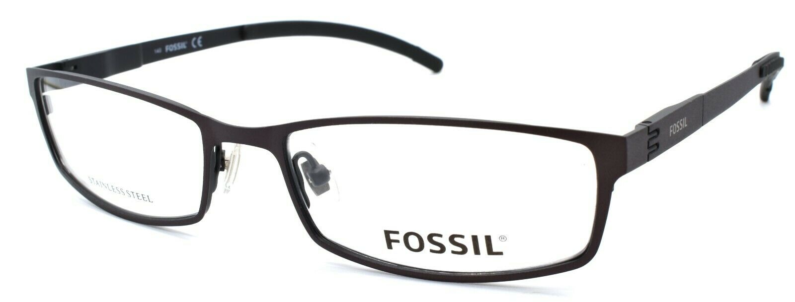 1-Fossil Felix 0JYL Men's Eyeglasses Frames 54-17-140 Ruthenium / Black-716737134023-IKSpecs