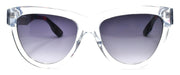 2-McQ Alexander McQueen MQ0043S 005 Women's Sunglasses Cat Eye Crystal / Blue-889652032184-IKSpecs