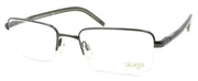1-Skaga 3734 Per 5509 Men's Glasses Frames Half Rim 54-20-140 Gunmetal-IKSpecs