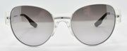 2-McQ Alexander McQueen MQ0001S 002 Women's Sunglasses White & Clear / Mirrored-889652001067-IKSpecs