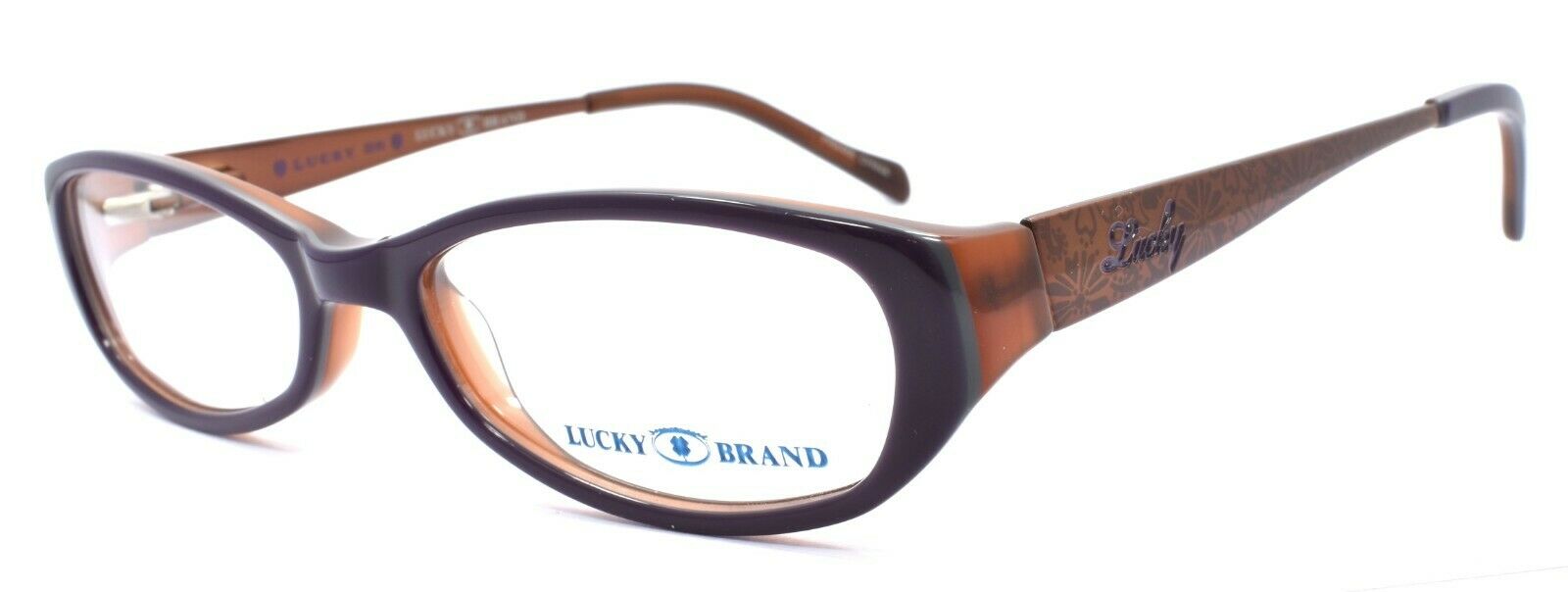 1-LUCKY BRAND Beach Trip Kids Girls Eyeglasses Frames 46-15-130 Purple + CASE-751286214932-IKSpecs