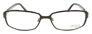2-Skaga 3860 Louise 5201 Women's Eyeglasses TITANIUM 52-15-135 Brown-IKSpecs