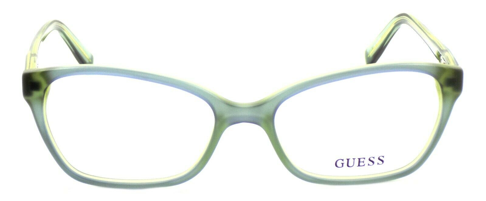2-GUESS GU2466 BLGRN Women's Eyeglasses Frames 52-17-135 Blue / Green + CASE-715583285583-IKSpecs