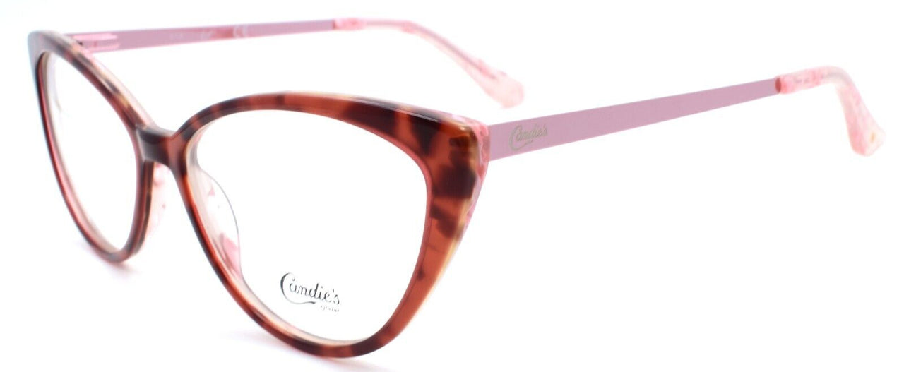 1-Candies CA0169 074 Women's Eyeglasses Frames 53-14-140 Pink / Havana-889214079879-IKSpecs