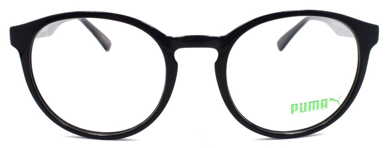 2-PUMA PE0035O 001 Eyeglasses Frames Round 50-20-145 Black-889652110127-IKSpecs