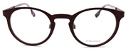 2-Diesel DL5200 079 Eyeglasses Frames Round 48-23-145 Matte Burgundy-664689765430-IKSpecs