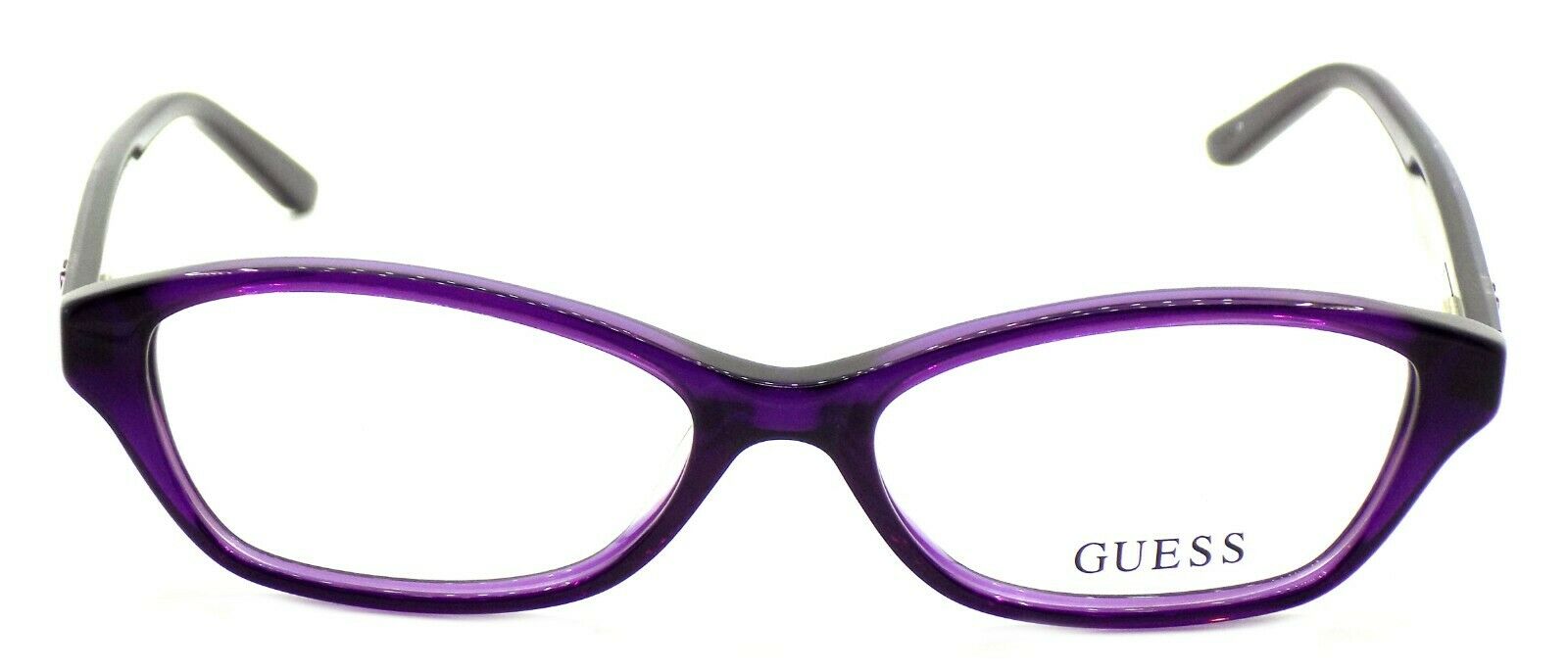 2-GUESS GU2417 PUR Women's Plastic Eyeglasses Frames 52-15-135 Purple + CASE-715583960282-IKSpecs