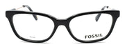 2-Fossil FOS 6077 YA2 Women's Eyeglasses Frames 52-16-135 Black + CASE-827886360420-IKSpecs