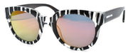 1-McQ Alexander McQueen MQ0068S 004 Women's Sunglasses Black & Havana / Mirrored-889652064642-IKSpecs