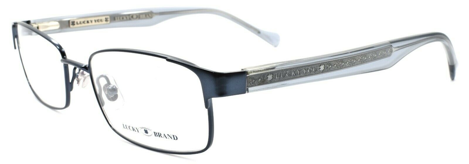 1-LUCKY BRAND Maxwell Men's Eyeglasses Frames 51-18-140 Blue + CASE-751286137873-IKSpecs