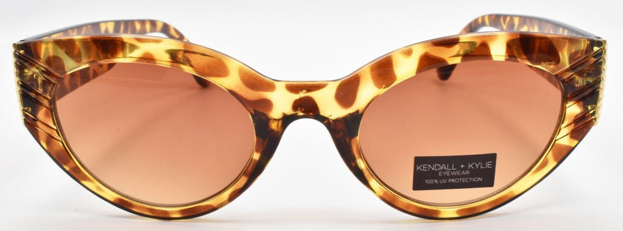 2-Kendall + Kylie Alexandra KK5143CE 215 Women's Sunglasses Cat Eye Amber / Brown-800414546138-IKSpecs