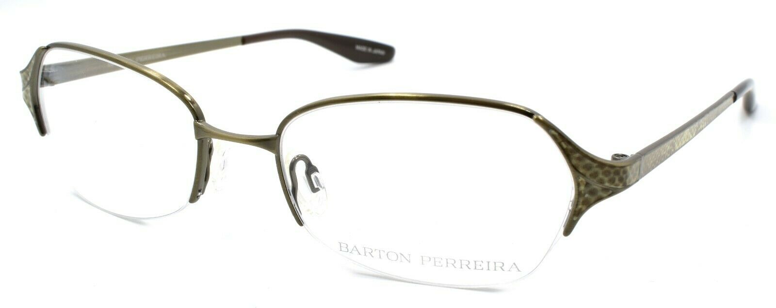 1-Barton Perreira Valera Women's Eyeglasses 50-18-135 Sahara Snake / Antique Gold-672263039891-IKSpecs
