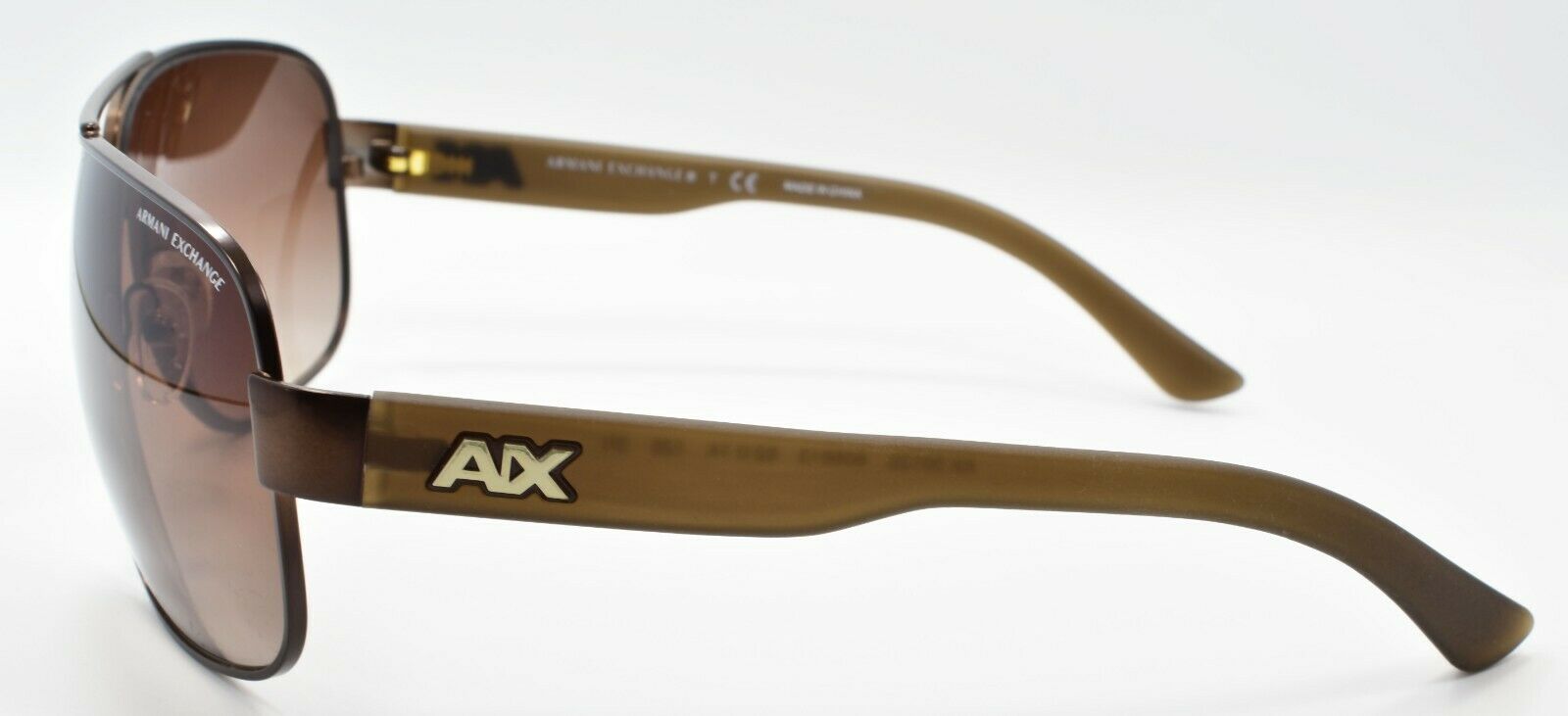 3-Armani Exchange AX2012S 605813 Men's Aviator Sunglasses 62-14-125 Brown Gradient-8053672283464-IKSpecs