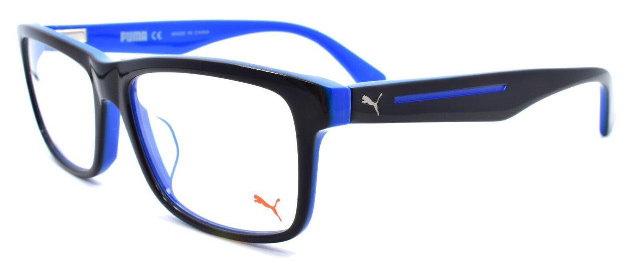 1-PUMA PU0053OA 004 Men's Eyeglasses Frames 55-16-145 Dark Havana / Blue-889652016276-IKSpecs