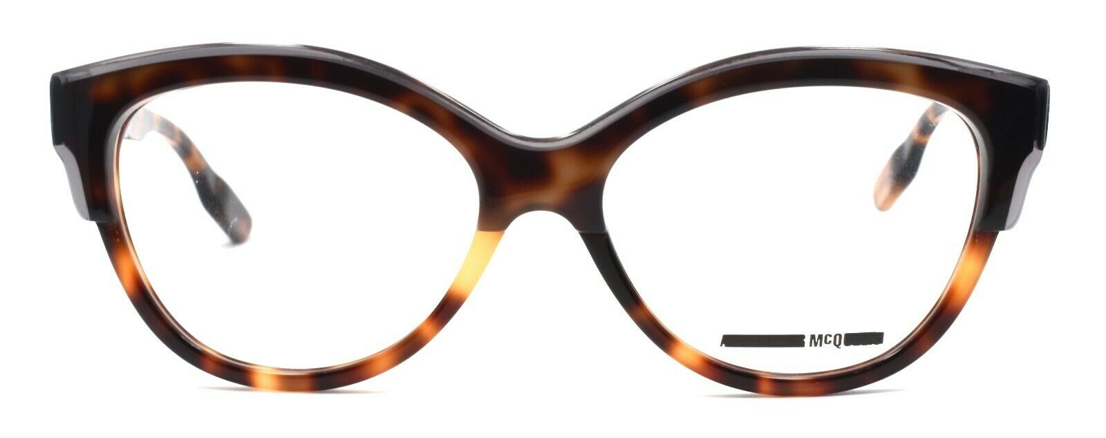 2-McQ Alexander McQueen MQ0026O 002 Women's Eyeglasses 53-16-140 Tortoise / Gray-889652010762-IKSpecs