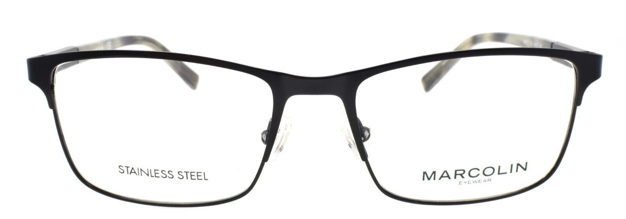 Marcolin MA3013 002 Men's Eyeglasses Frames 54-18-145 Matte Black