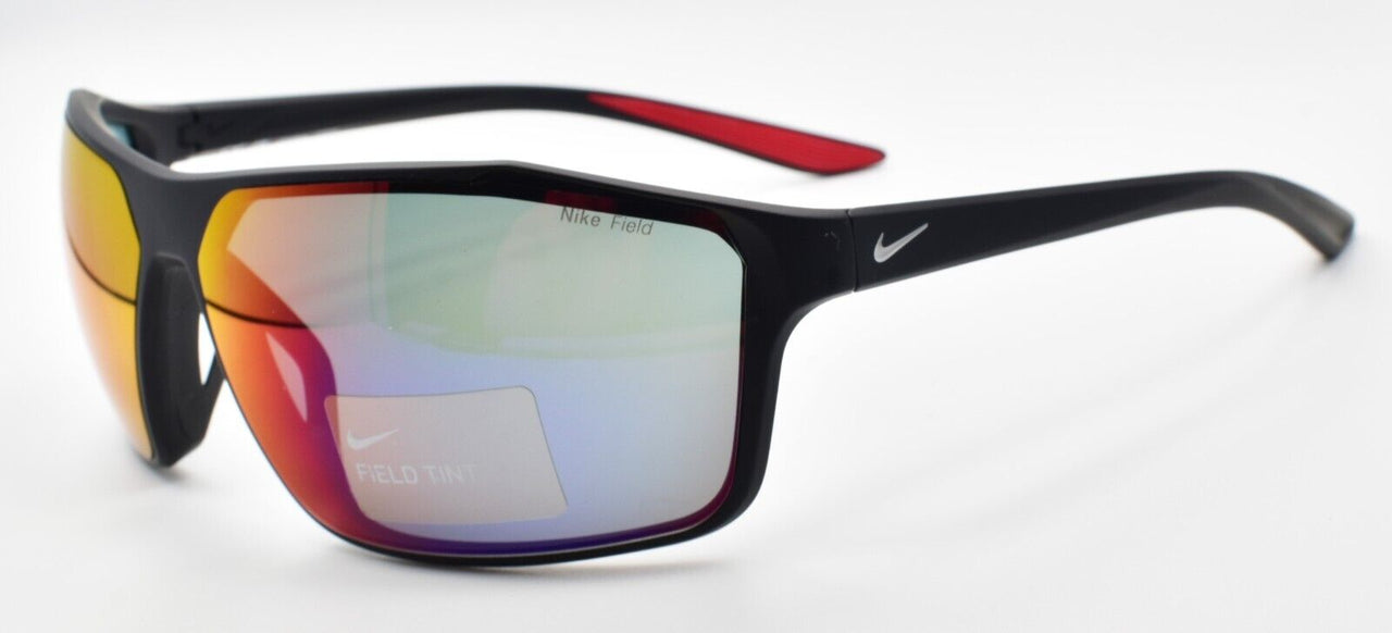 Nike Windstorm E CW4673 010 Sunglasses Wraparound Black / Field Tint Mirror